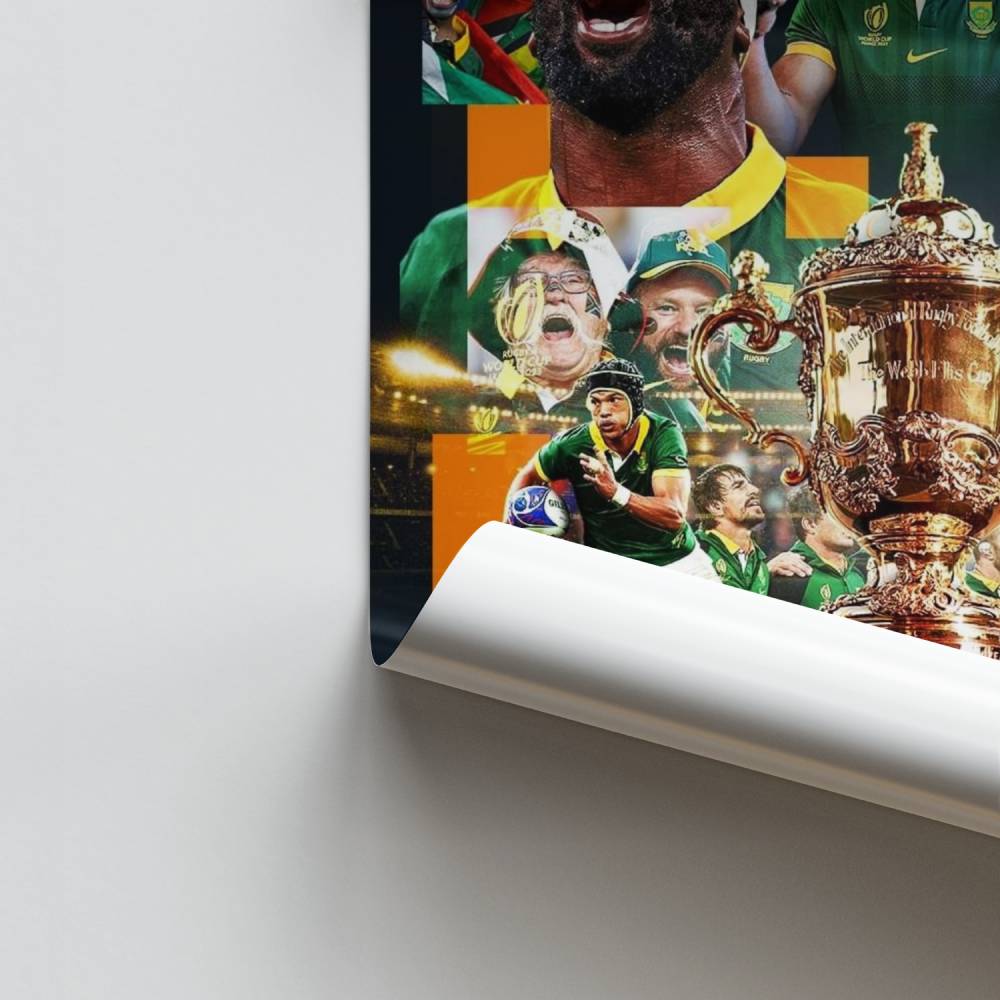 Poster Victoire Légendaire Springboks