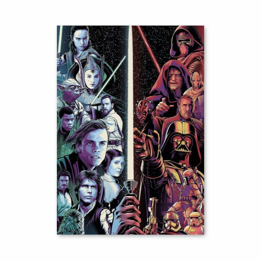 Poster Force vs Côté Obscur