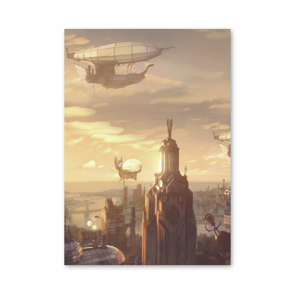 Poster Aéroville Steampunk