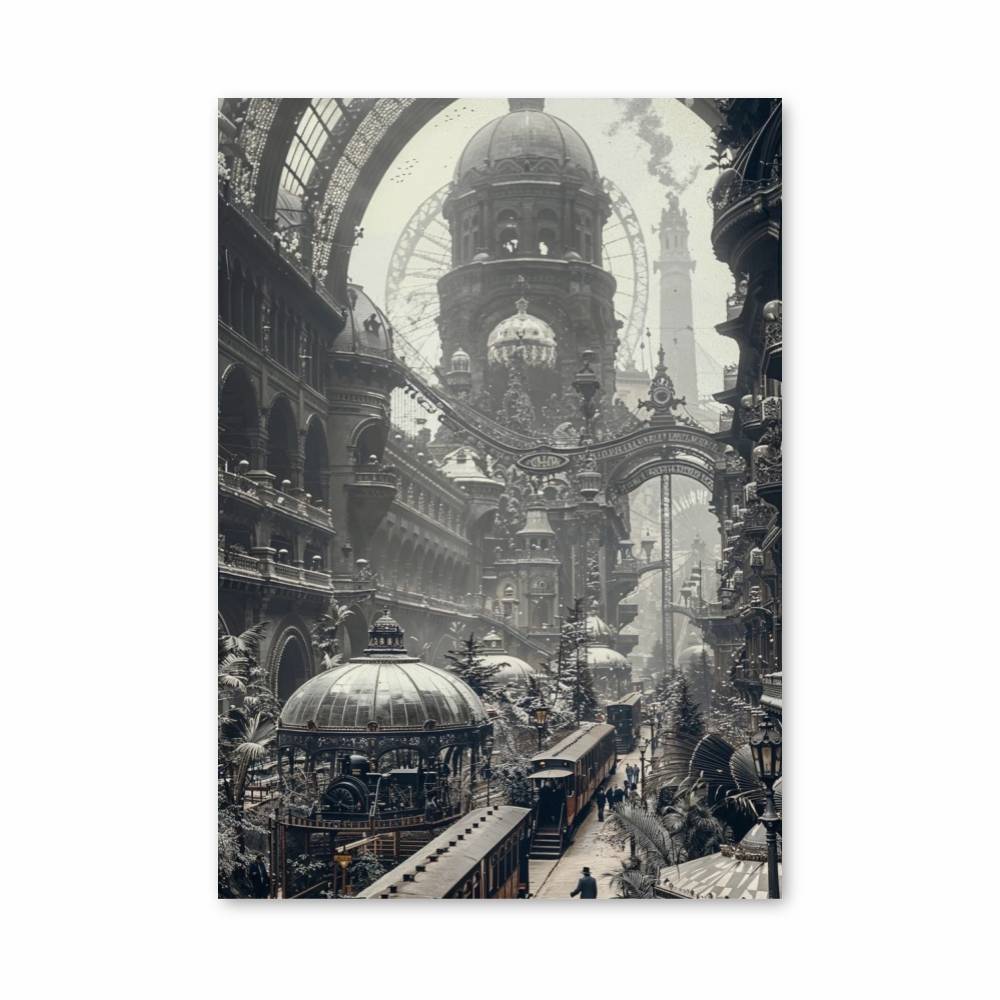 Poster Steam Cityscape