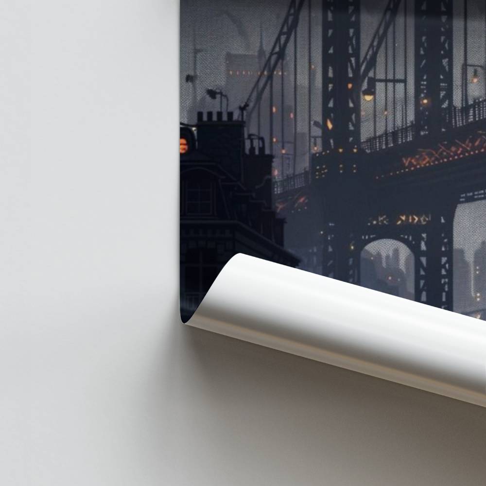 Twilight Bridge-Poster