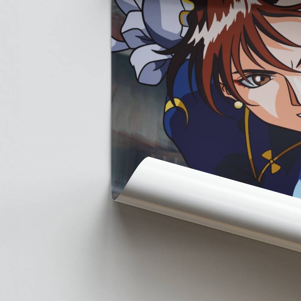 Dynamisches Krieger-Poster