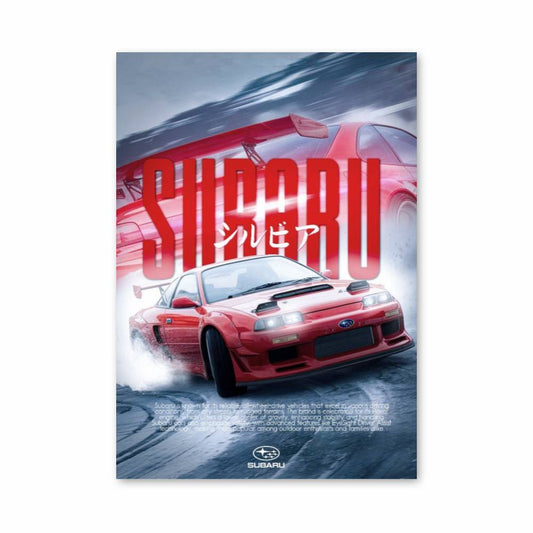 Poster Drift Rouge