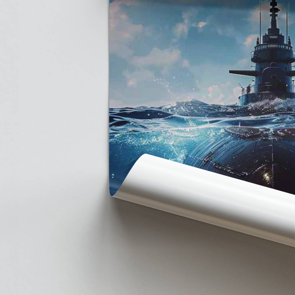 Majestätisches U-Boot-Poster