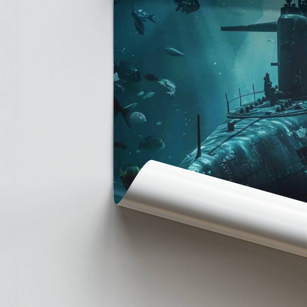 Poster Sous-Marin Abyssal