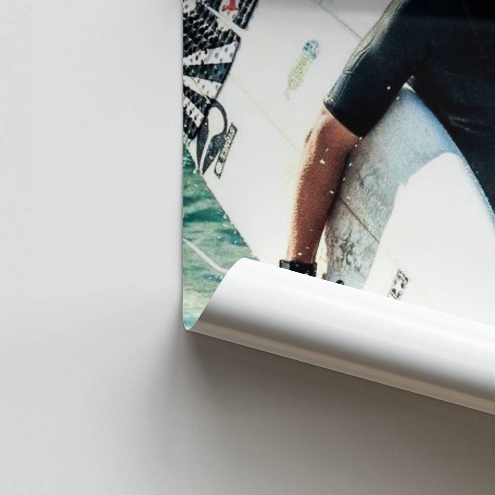 Surf-Abenteuer-Poster
