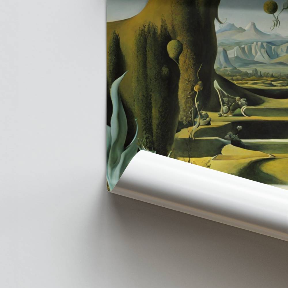 Surreales Gartenposter