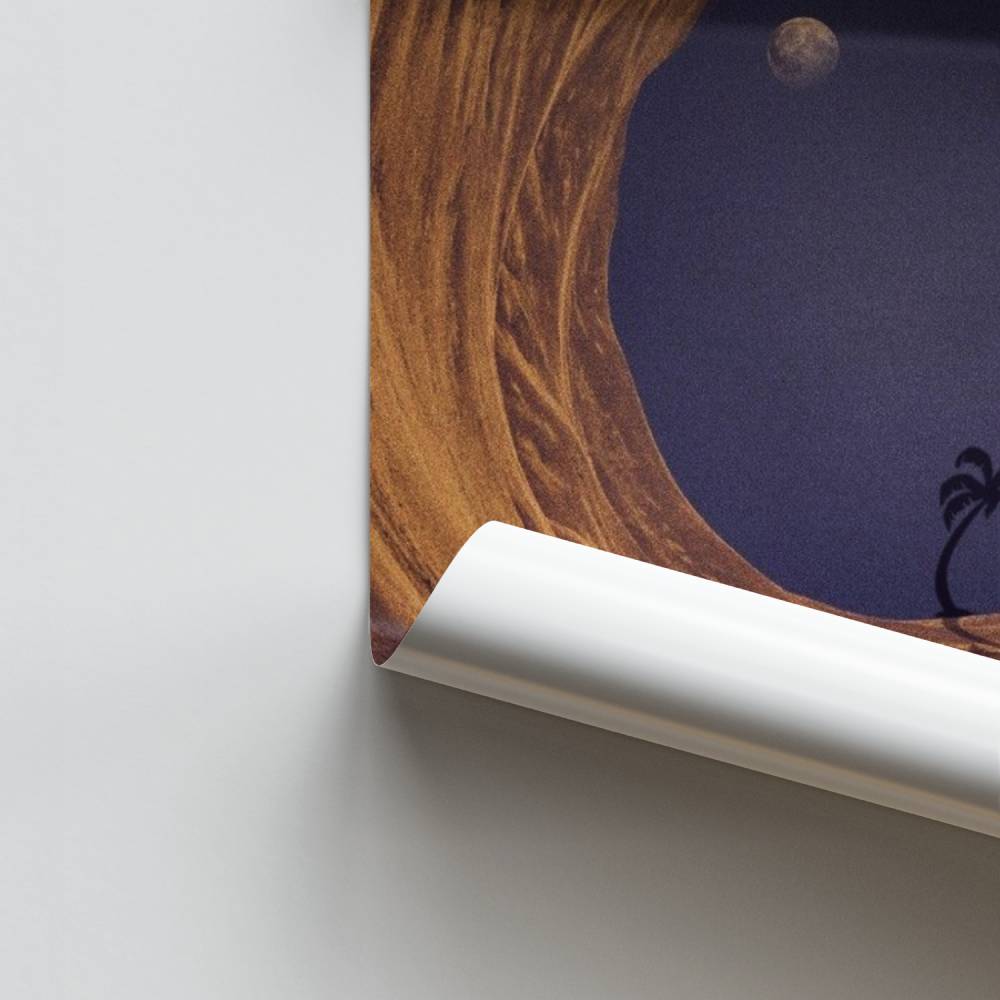 Poster Oasis Lunaire