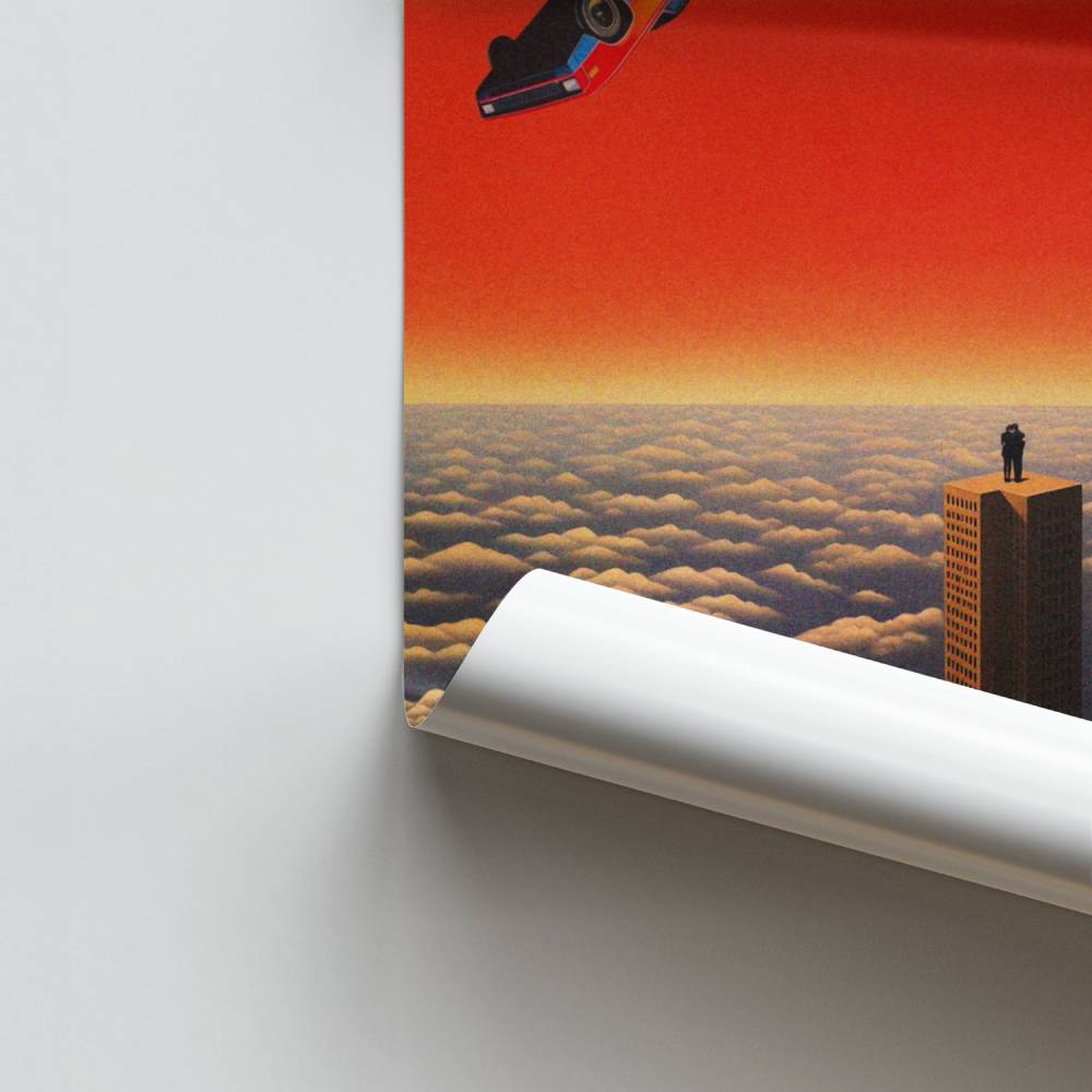 Himmlisches surreales Poster