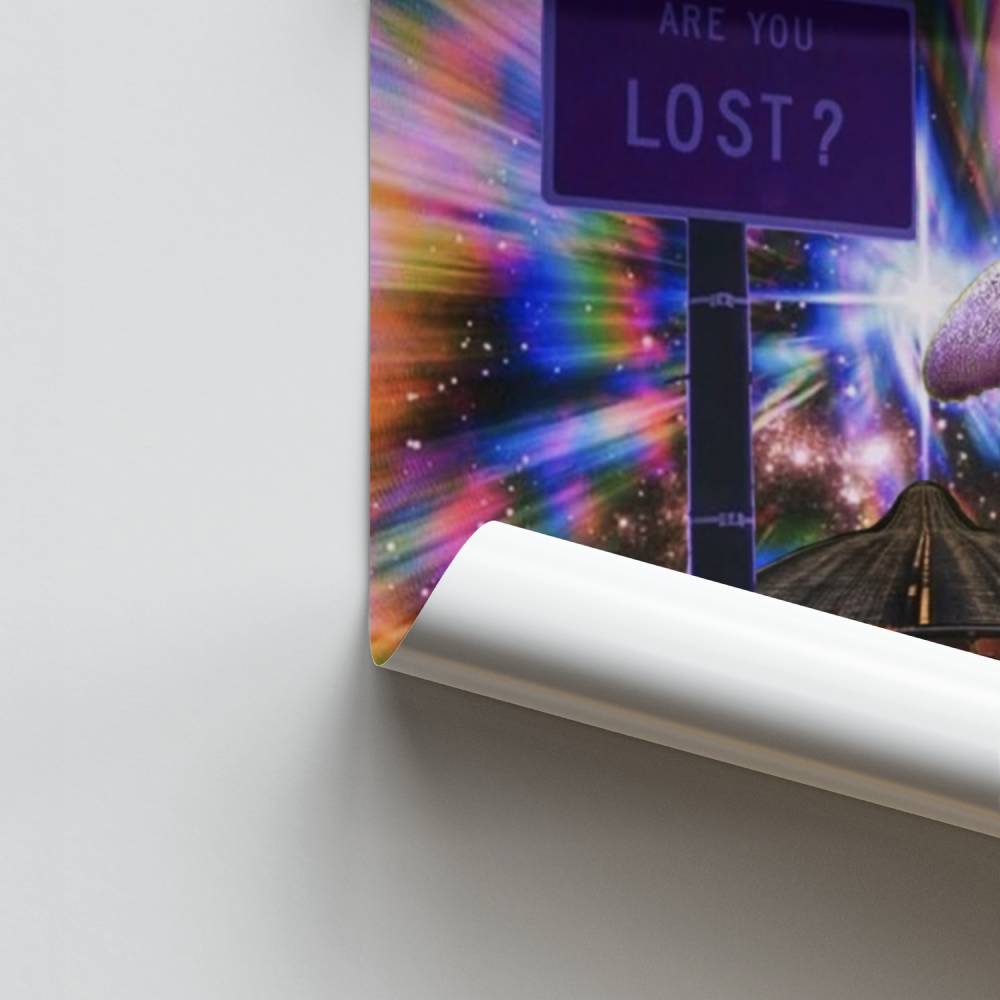 Poster Kosmische Reise