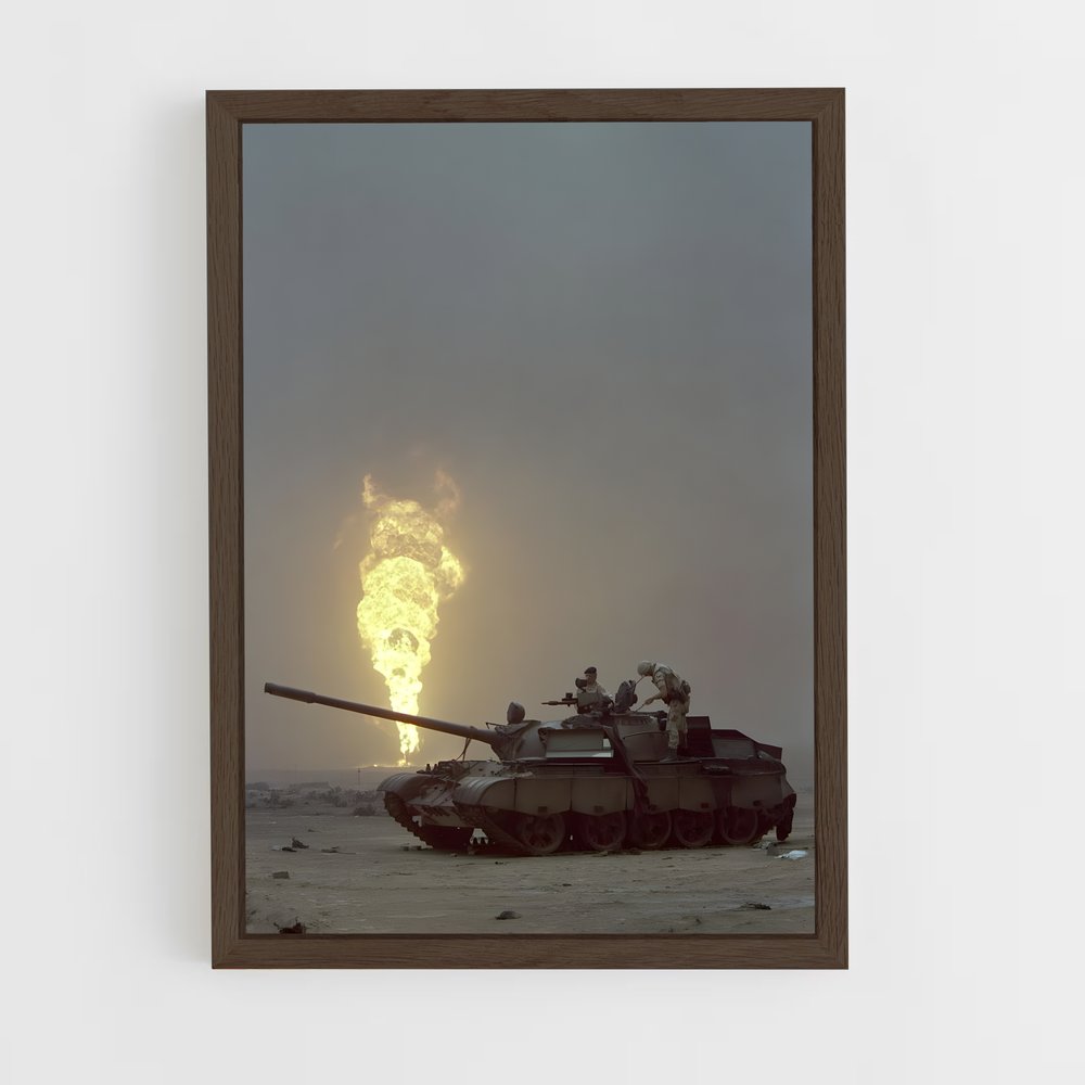 tanks-2 cadre Bois foncé