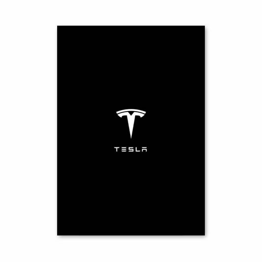 Poster Futuriste Tesla