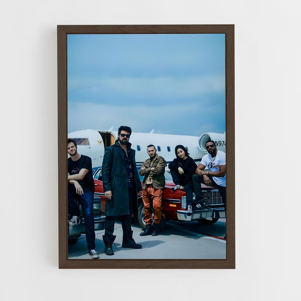 the-boys-8 cadre Bois foncé