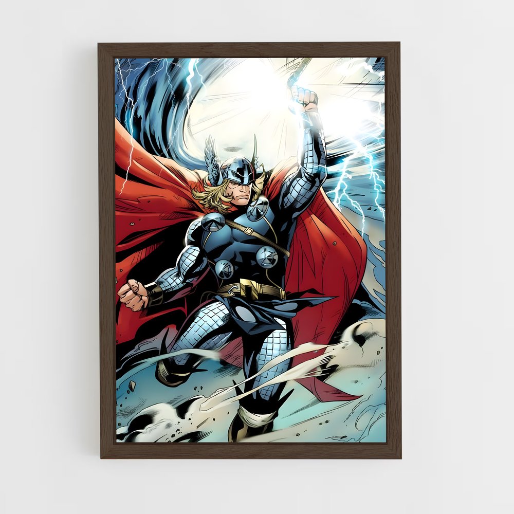 thor-3 cadre Bois foncé