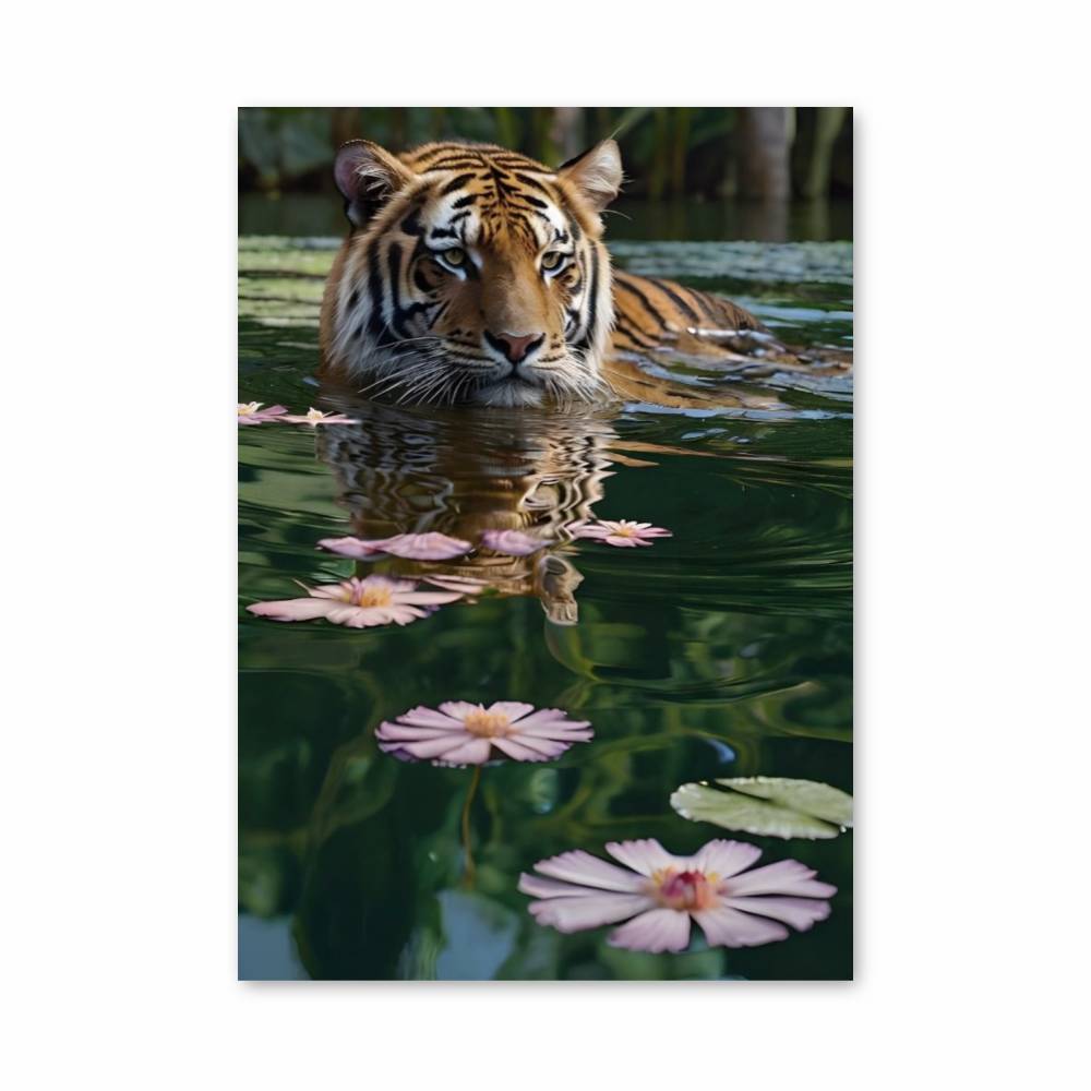 Poster Tigre Sérénité