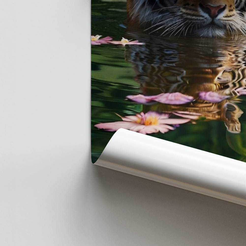 Serenity Tiger Poster