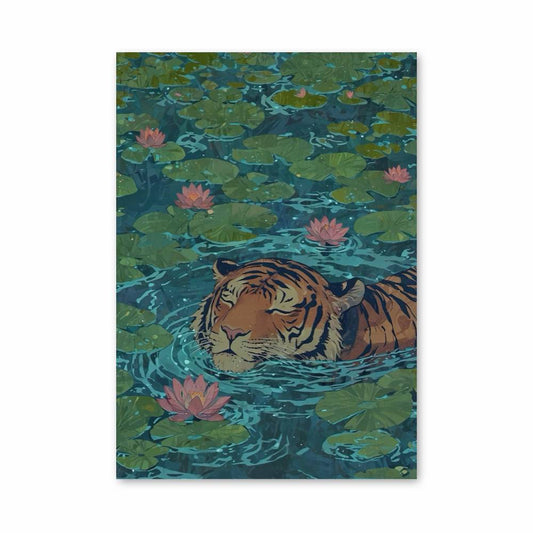 Poster Sérénité Tigre