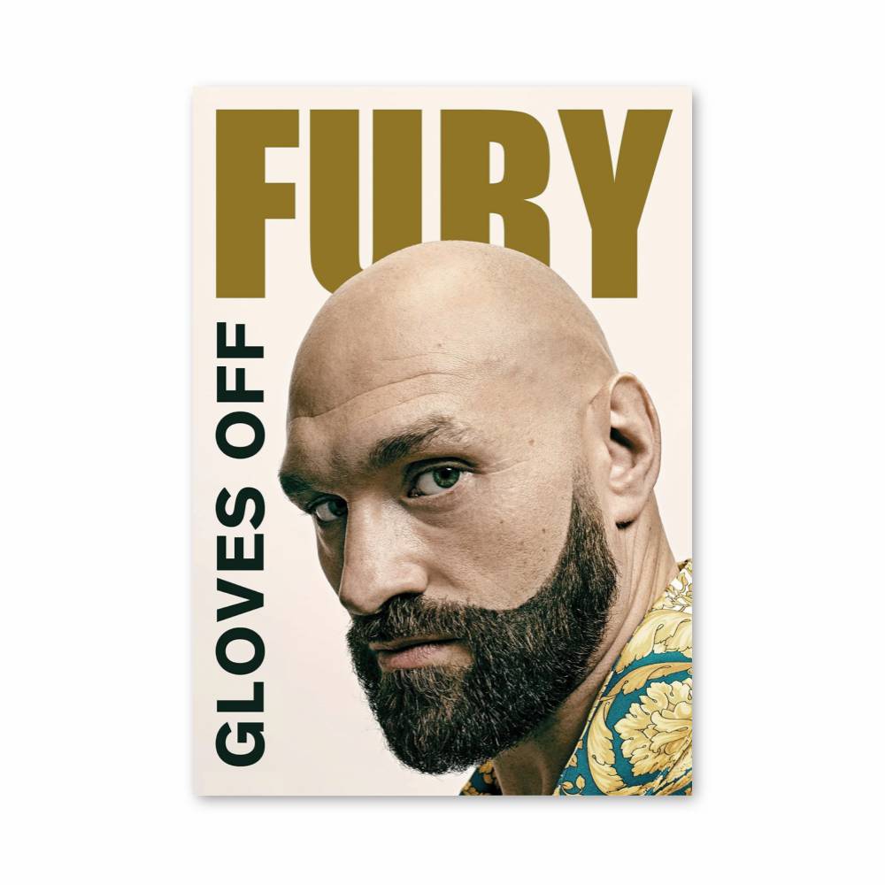 tyson fury handschuh Poster Fury Handschuhe Aus