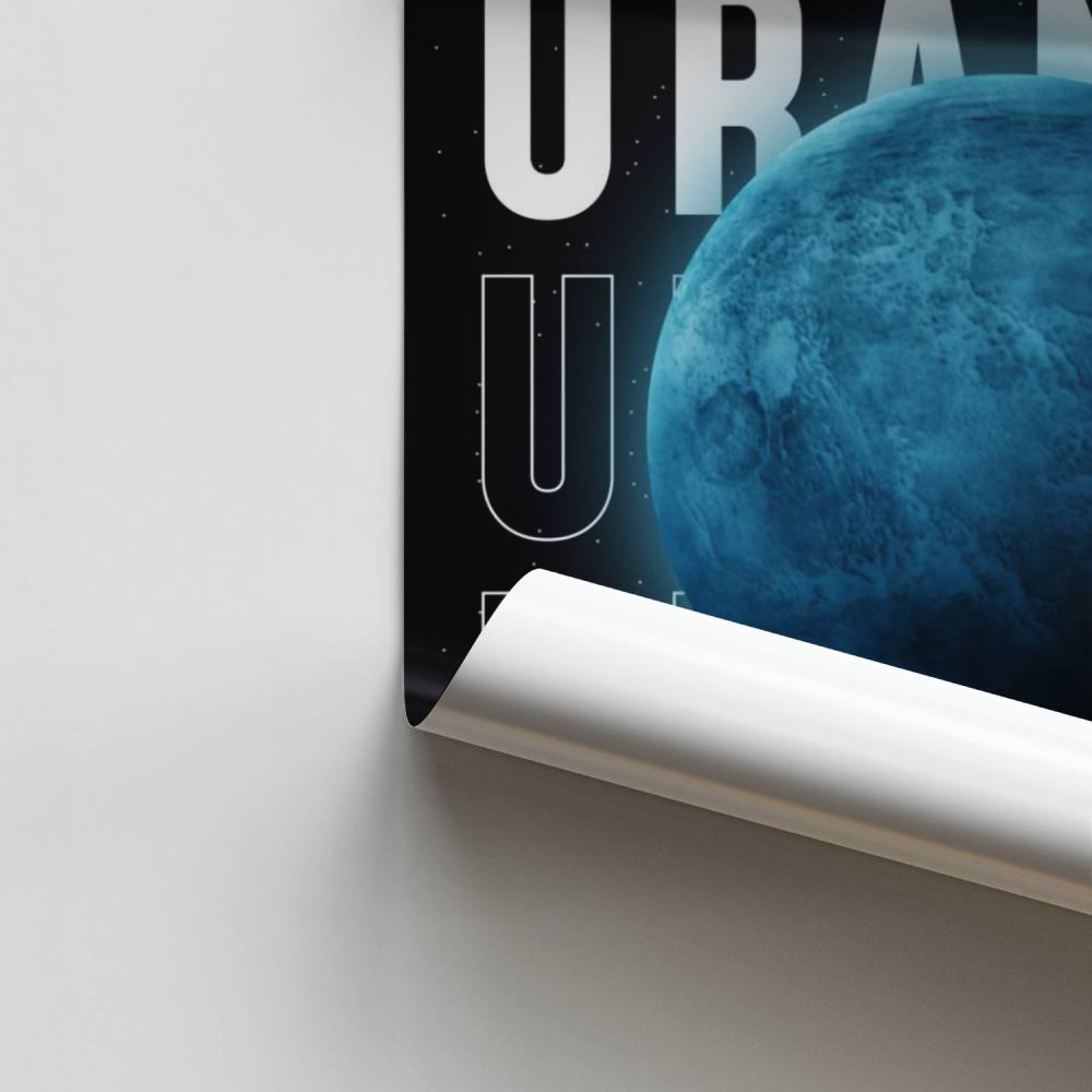Blaues Voyager-Poster