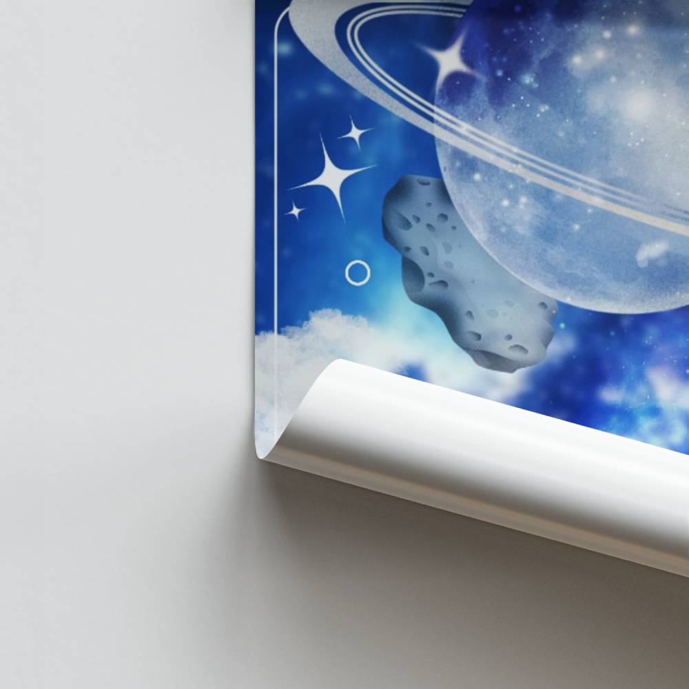 Poster Kosmischer Himmel Uranus