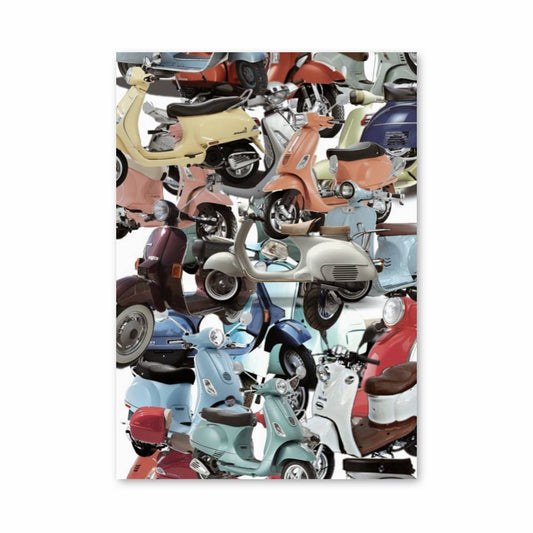 Poster Vespas Vintage