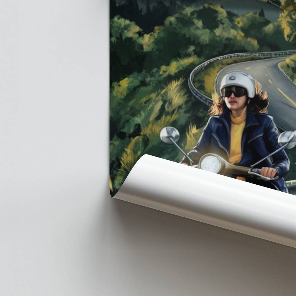 Poster Italienische Flucht