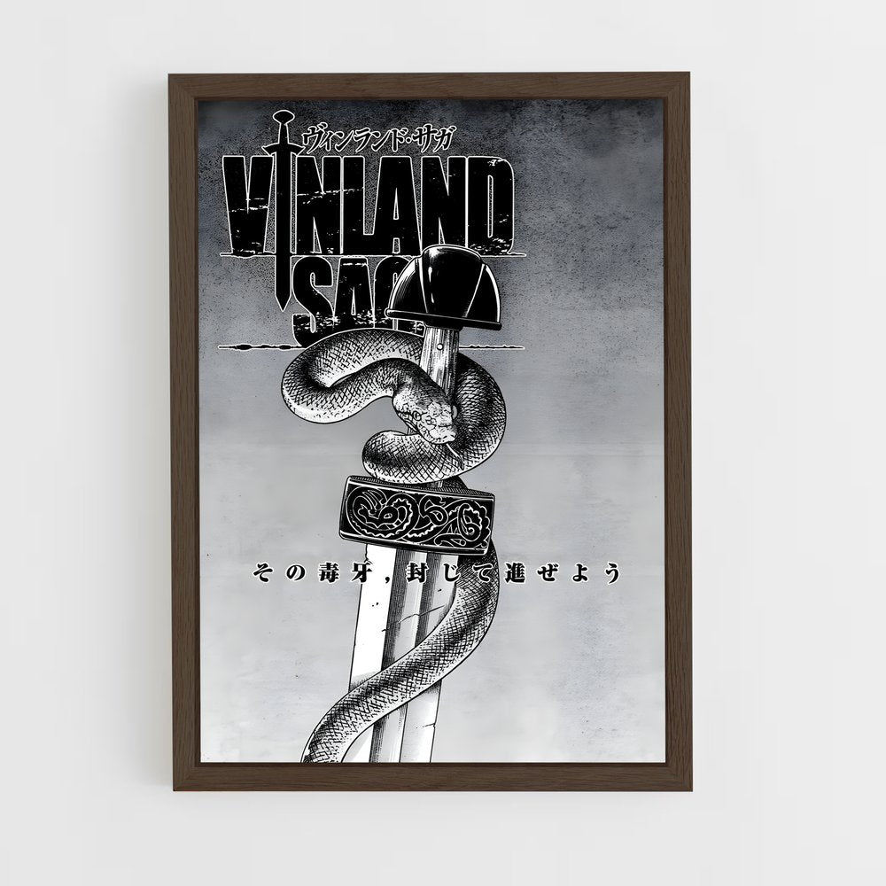 vinland-saga-7 cadre Bois foncé