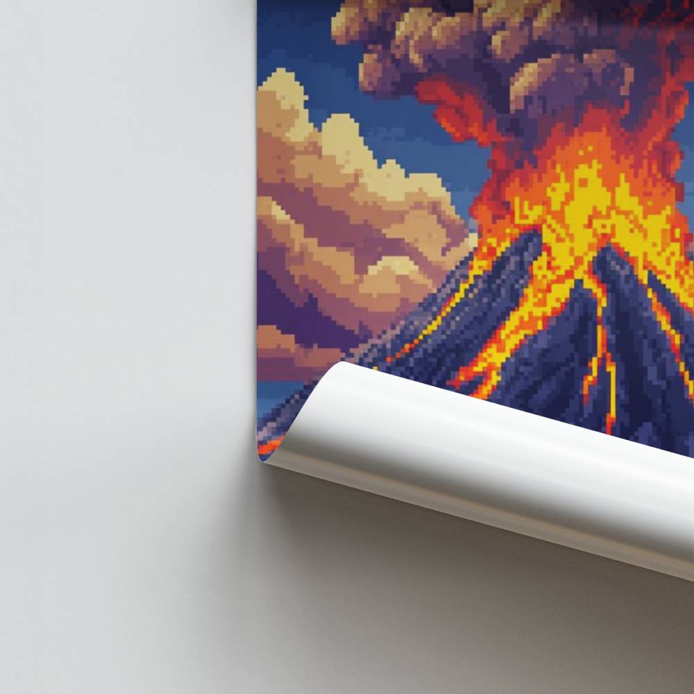 Ewiges Eruptionsplakat