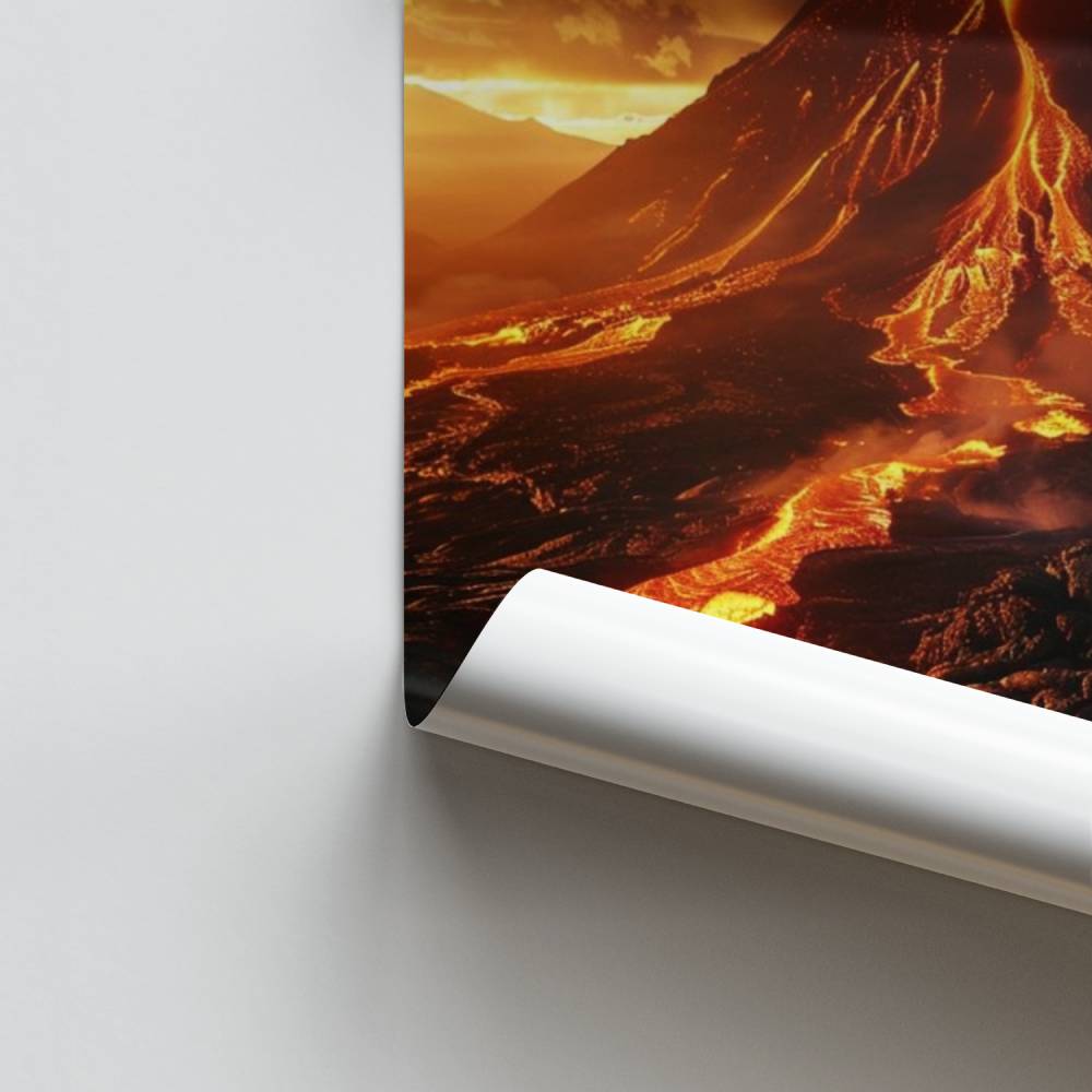 Helles Eruptionsplakat