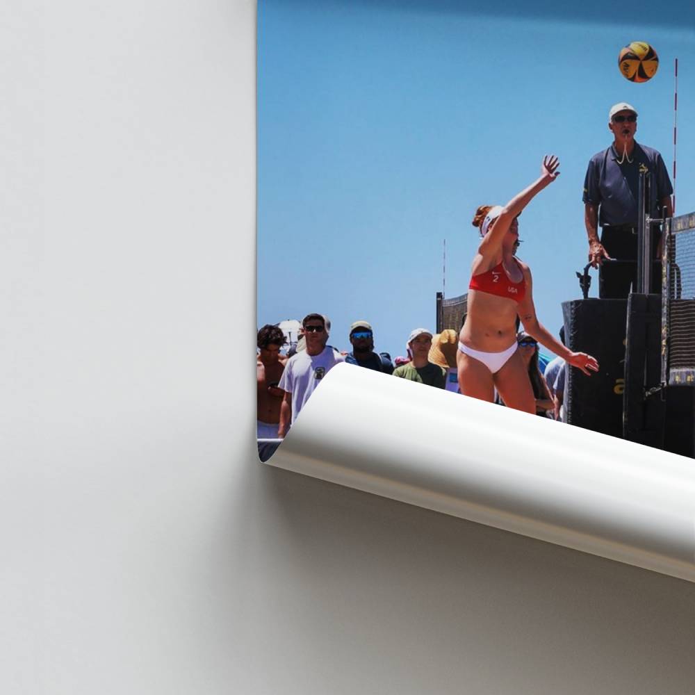 Beach-Volleyball-Energie-Poster