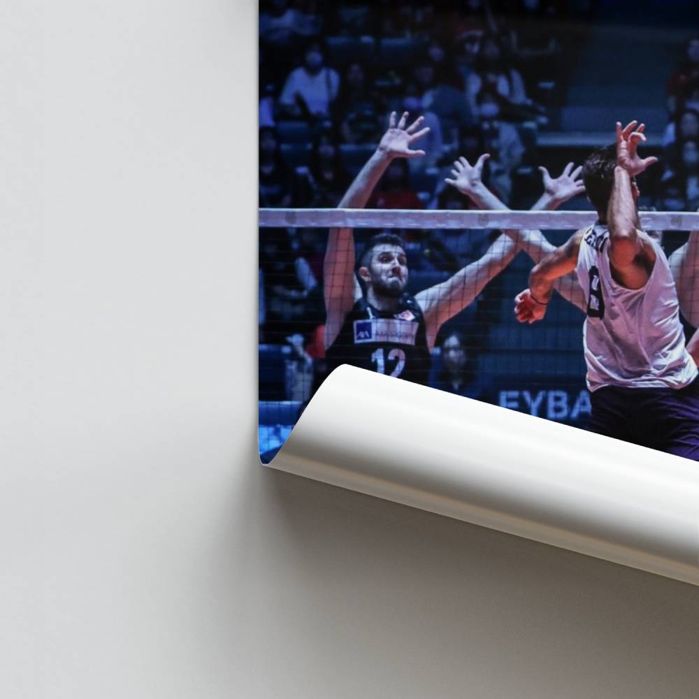 Volleyball-Aktionsplakat