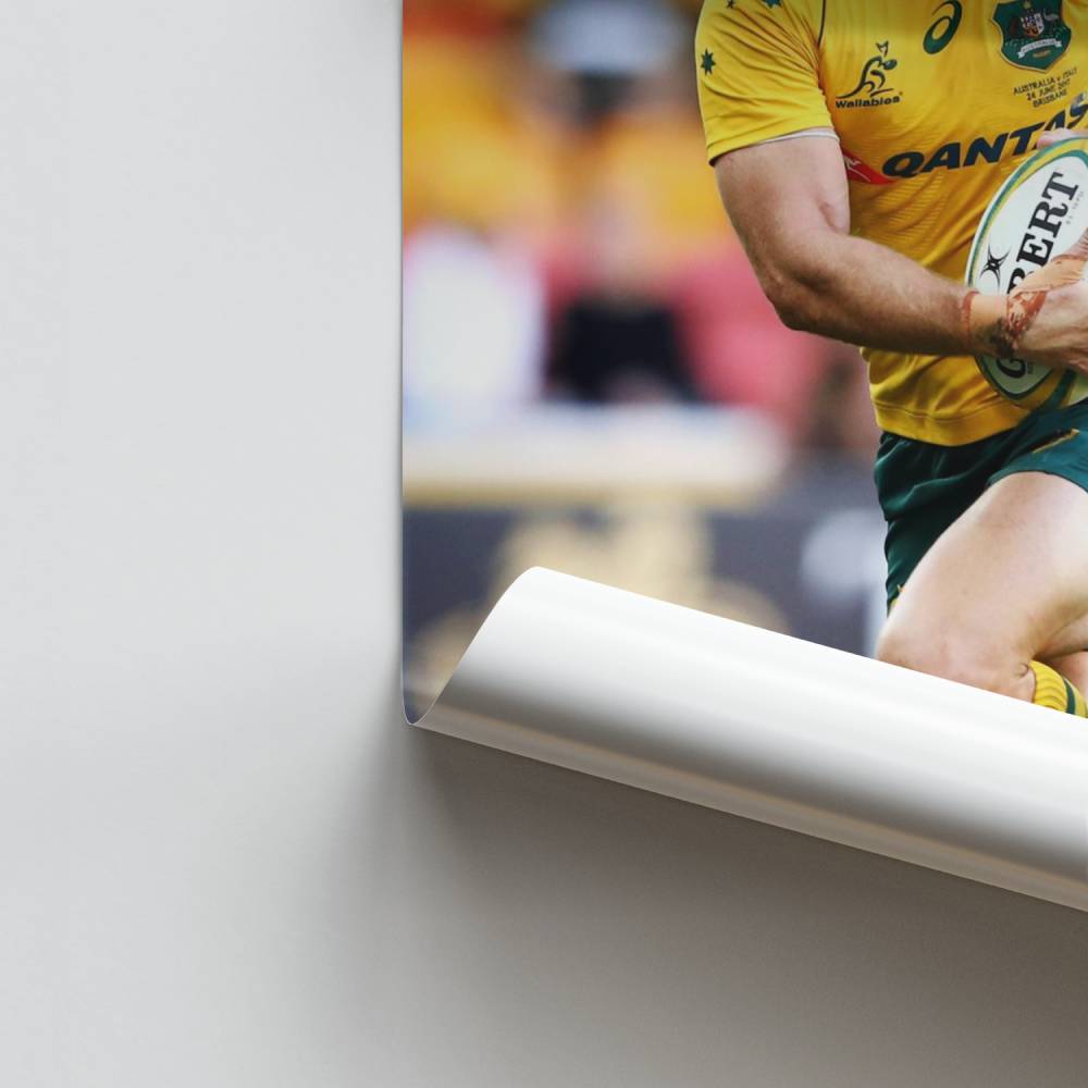 Poster Dynamisches Rugby