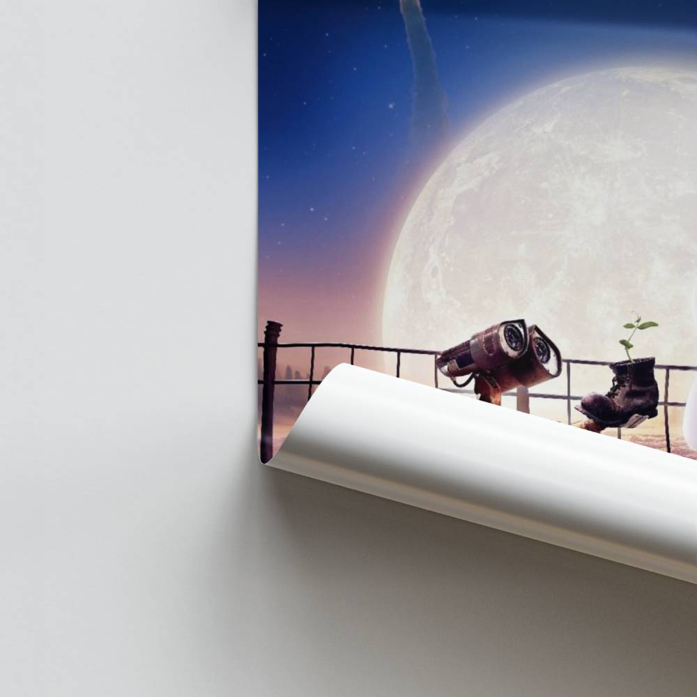 Kosmisches Romantik-Poster