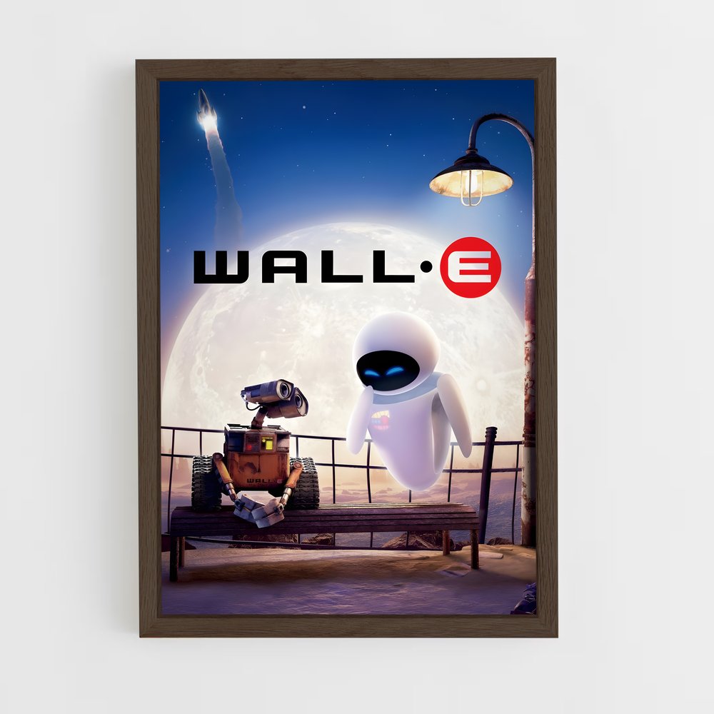 walle-9 cadre Bois foncé