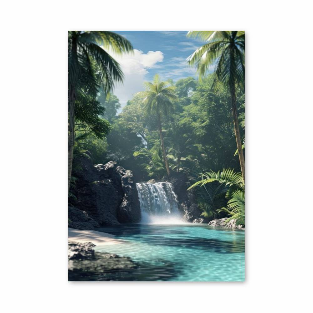 Poster Sérénité Cascade