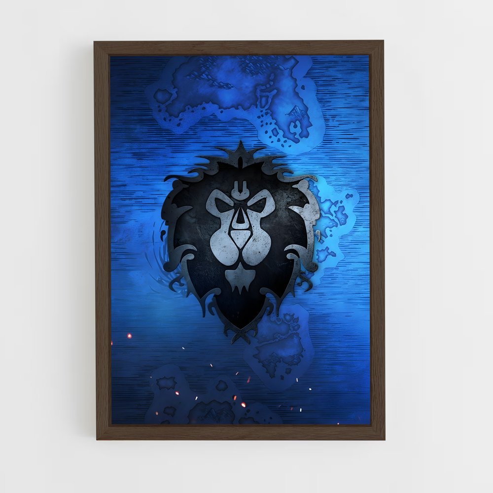 world-of-warcraft-14 cadre Bois foncé