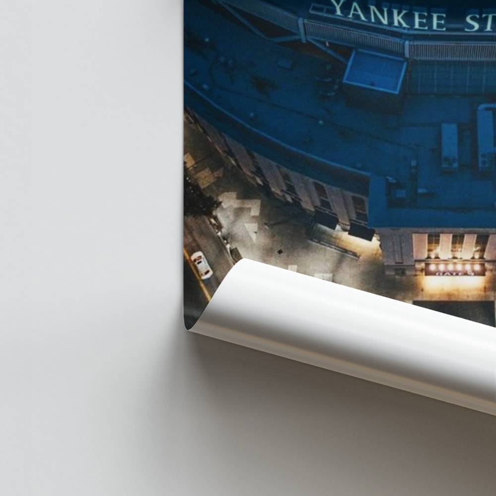 Yankee-Stadion-Nachtplakat