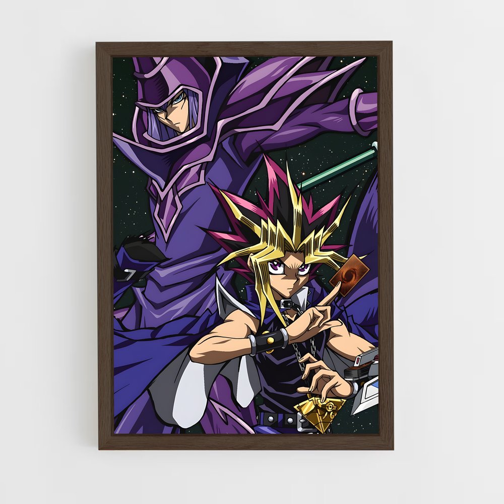 yu-gi-oh-12 cadre Bois foncé