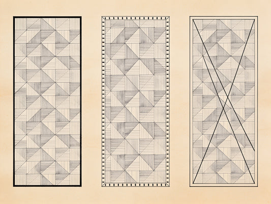 Comparatif illustré poster papier encadré, toile tendue et plexiglas côte à côte
