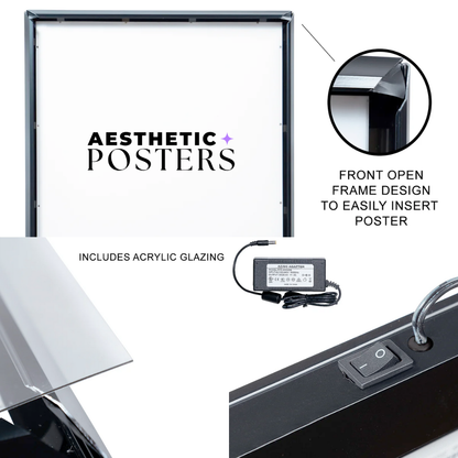 LED-Lichtrahmen für Poster