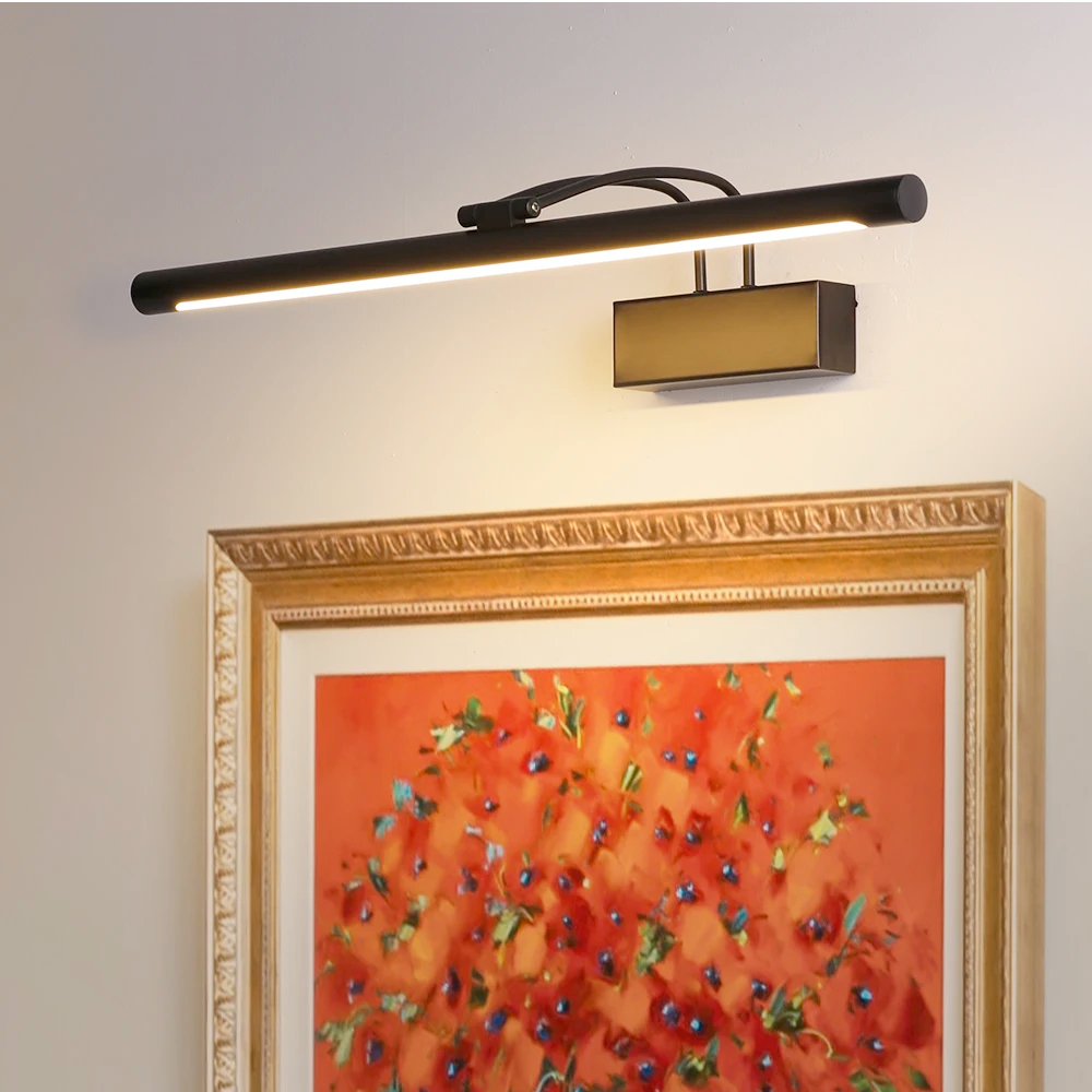 Vintage LED-Wandleuchte für Poster