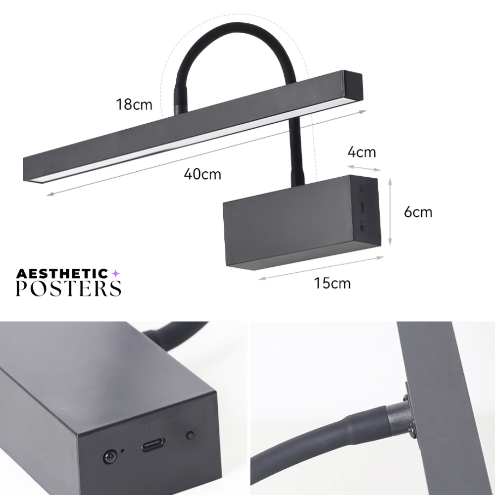 Moderne LED-Wandleuchte