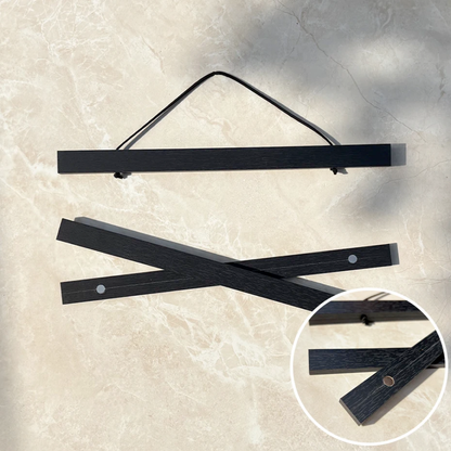 Magnetischer Posterhalter aus Holz