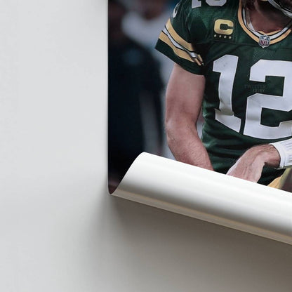 Aaron Rodgers Knie-Poster