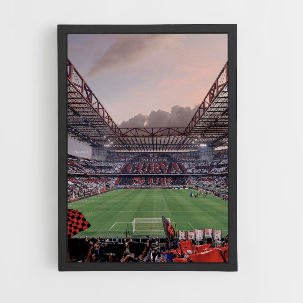 Poster Mailand AC Stadion