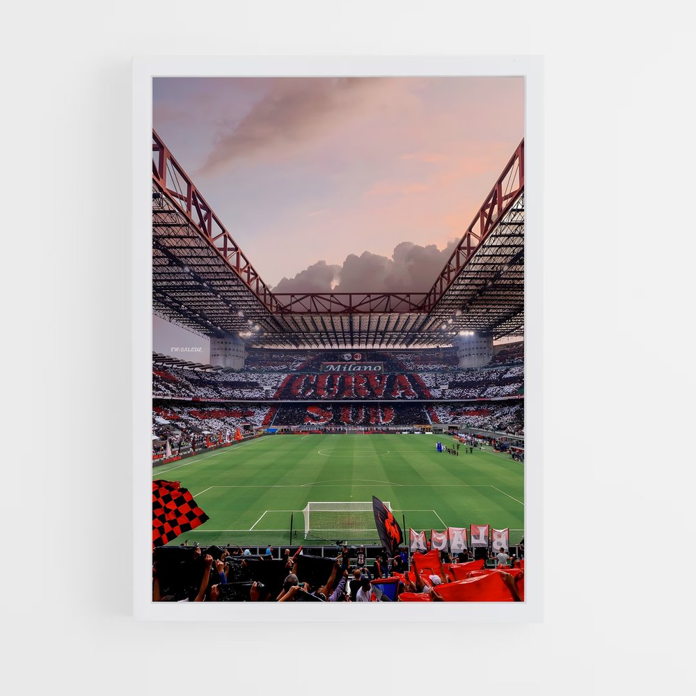 ac-milan-1 cadre Blanc