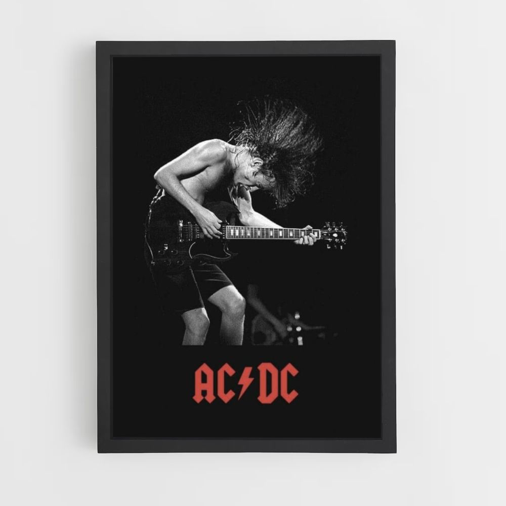 Poster ACDC Gitarre