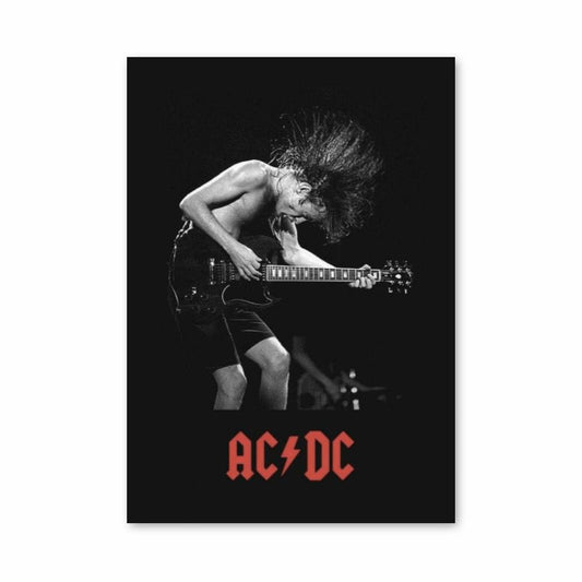 Poster ACDC Gitarre