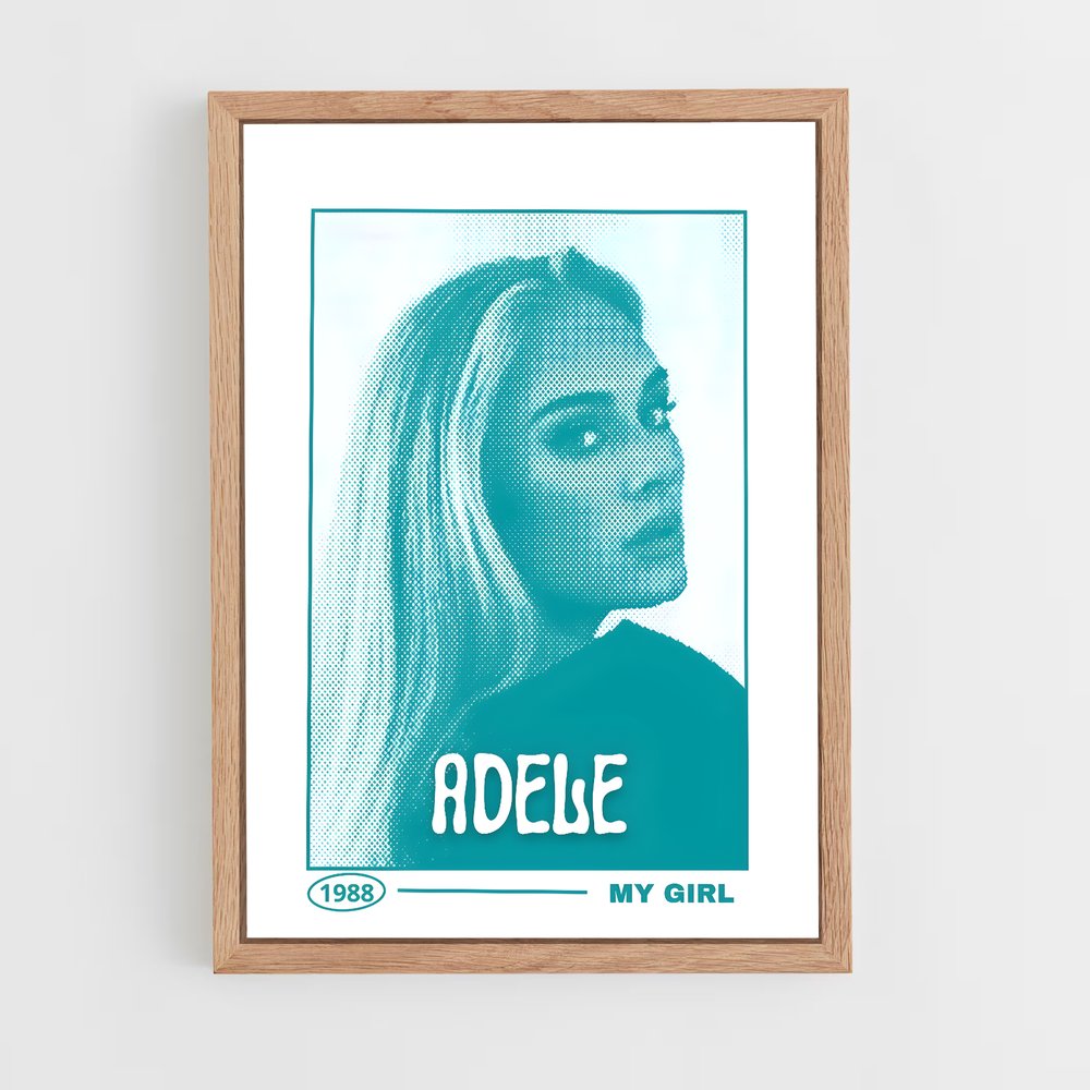 adele-10 cadre Bois clair