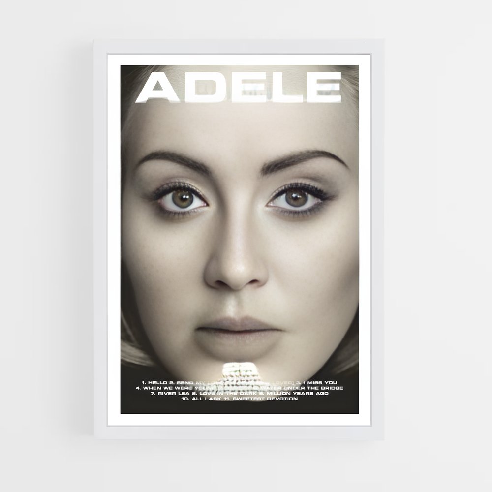 adele-12 cadre Blanc